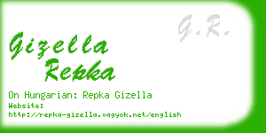 gizella repka business card